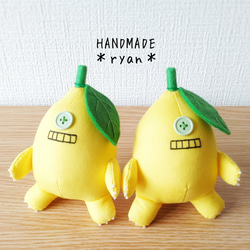 レモンひとつめちゃん ぬいぐるみ HANDMADE *ryan* 通販 15985402