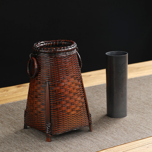 手編み竹器】手作り大漆竹製花瓶 一輪挿し・花瓶・花器 BamBoo 通販