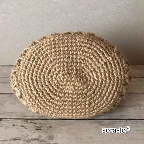 ミニ麻紐バッグ♪No.688 かごバッグ sora-to* 通販 15985958｜Creema