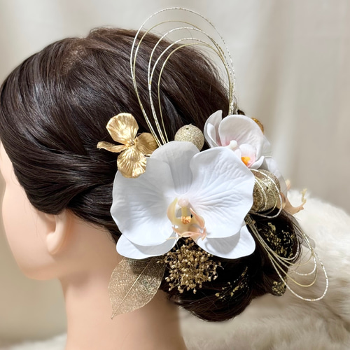 胡蝶蘭のヘッドドレス【A】 ヘッドドレス（アクセサリー） Suzumi 通販