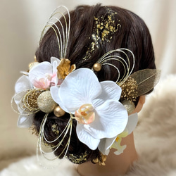 胡蝶蘭のヘッドドレス【A】 ヘッドドレス（アクセサリー） Suzumi 通販