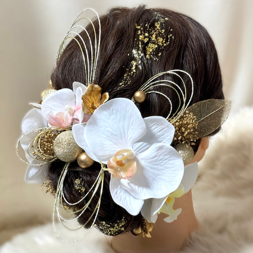 胡蝶蘭のヘッドドレス【A】 ヘッドドレス（アクセサリー） Suzumi 通販