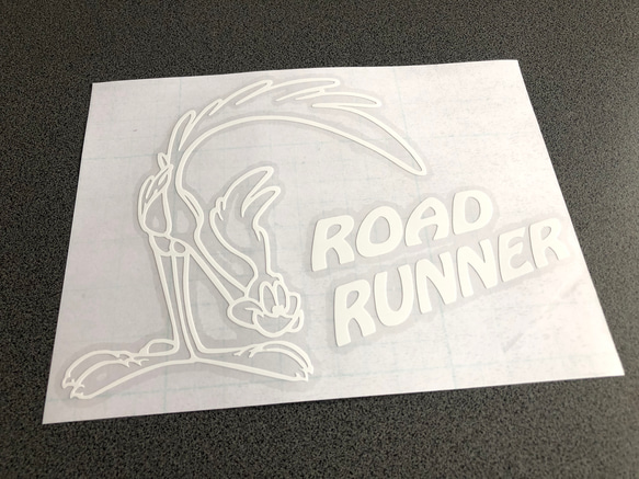 ロードランナー  road runner 右に文字 ステッカー【カラー選択可】  送料無料♪ 2枚目の画像