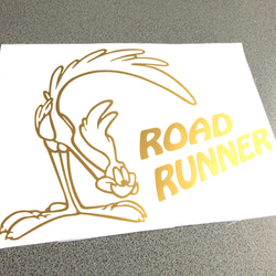 ロードランナー  road runner 右に文字 ステッカー【カラー選択可】  送料無料♪ 5枚目の画像