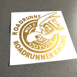 road runner Racing 丸 コヨーテ ステッカー 右向き【カラー選択可】  送料無料♪ 5枚目の画像