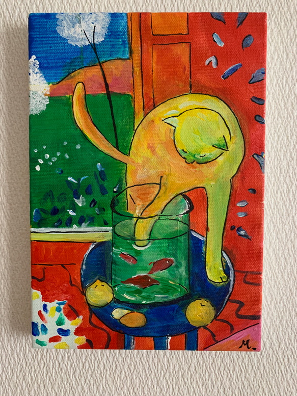 マティス:「金魚と猫」模写 絵画 maki art 通販 15986778