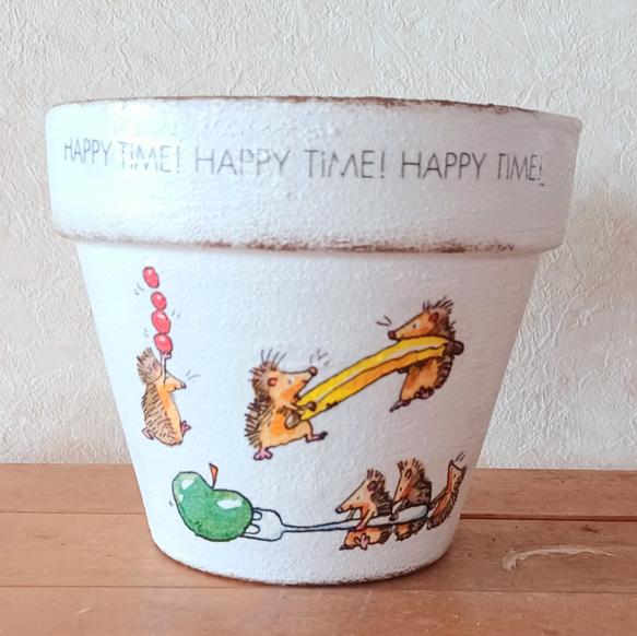 たにネズミ鉢セット♪リメイク鉢リメ鉢多肉ハリネズミリメ缶リメイク缶