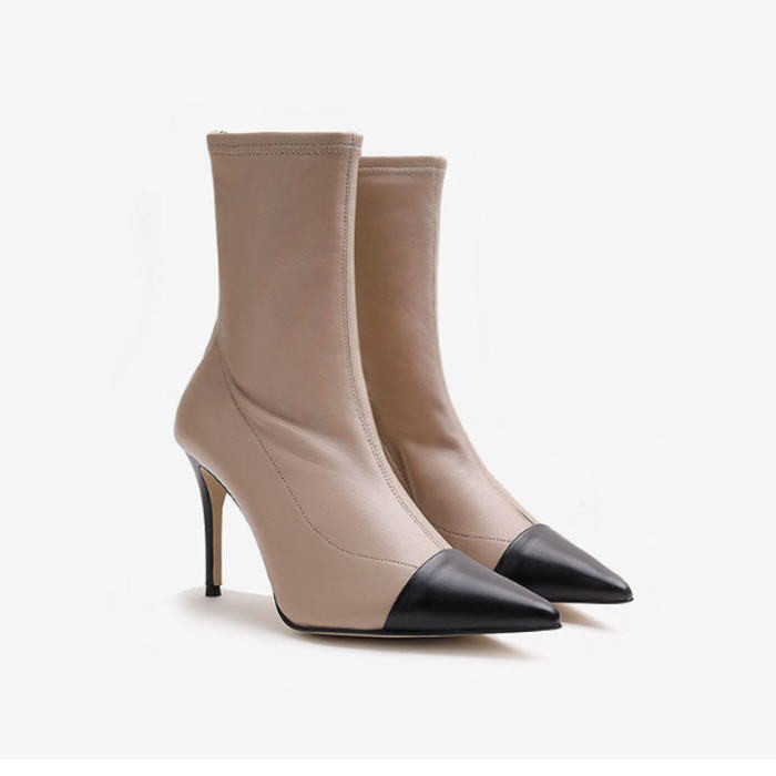 レザーブーツ ショートブーツ (nans) 本革ブーツ オーダーシューズ 小さいサイズ 大きいサイズ