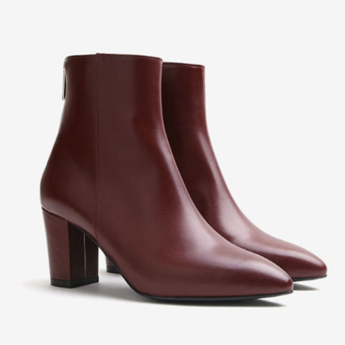 レザーブーツ ショートブーツ (nans) 本革ブーツ オーダーシューズ 小さいサイズ 大きいサイズ