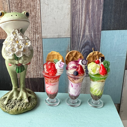 No.207◇ キウイのスイーツセット ◇ ミニチュアスイーツハンドメイド