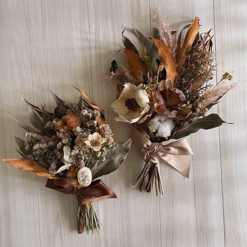 dried flower bouquet ブラウン ドライフラワー ナチュラルブーケ