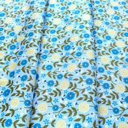 カットクロス Felicity Fabrics Summer Garden in Blueberry 610025 4枚目の画像
