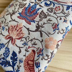 新入荷❣️ ゴブラン織り生地 花鳥柄レトロ風147×50cm 2枚目の画像