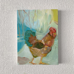 原画】ニワトリの絵 絵画 Hang 通販｜Creema(クリーマ) 15682612