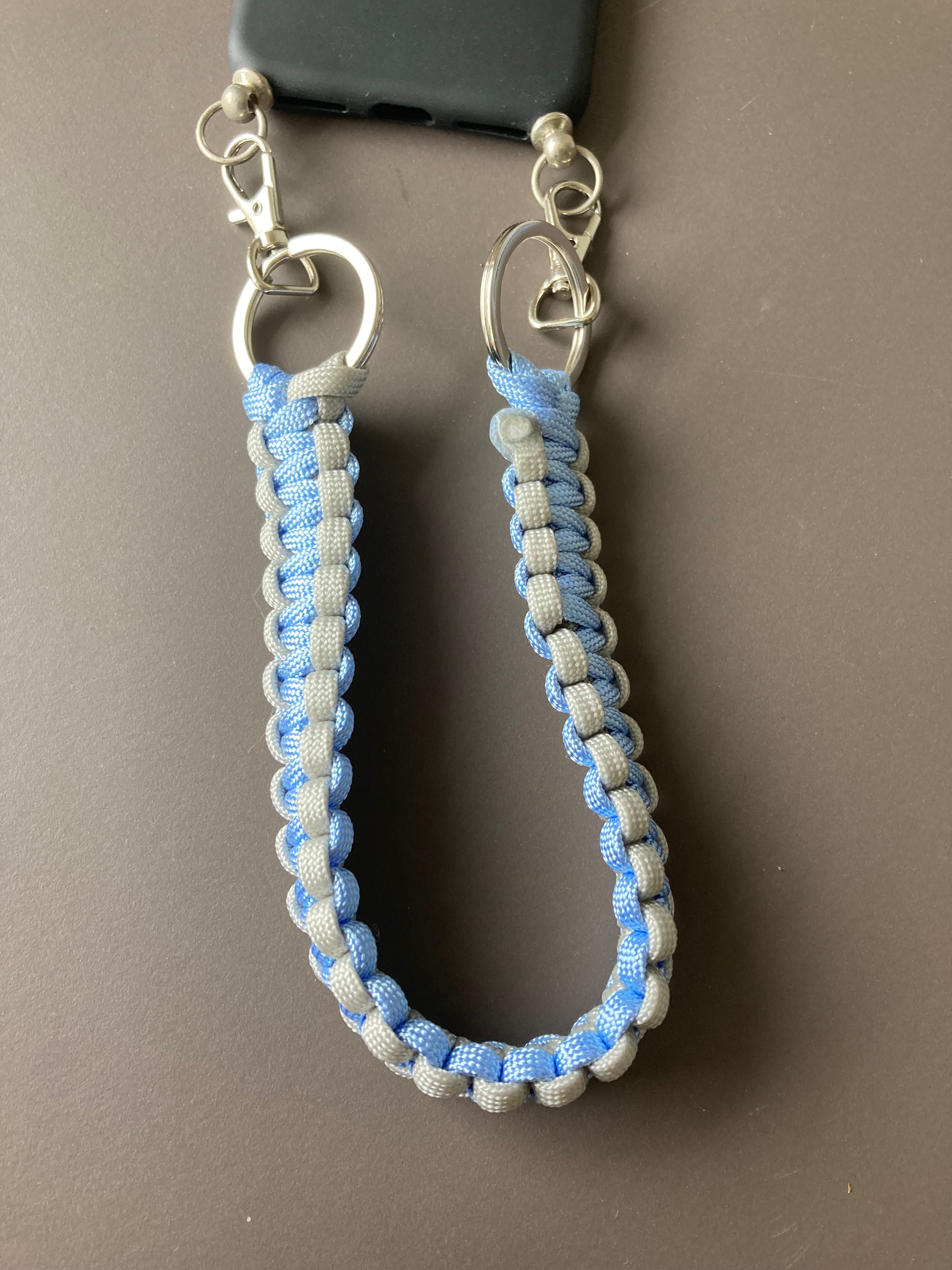 スマホストラップ　ハンドメイド　ハンドストラップ　パラコードストラップ ハンドメイド ストラップ スマホ ショルダー パラコード 花x4