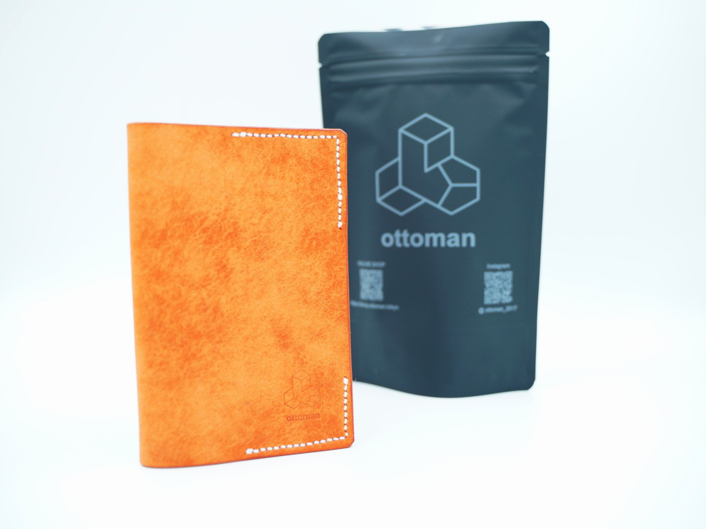 オンラインショップ&Creema限定　２点セット　スコアカードホルダー　１枚革タイプ