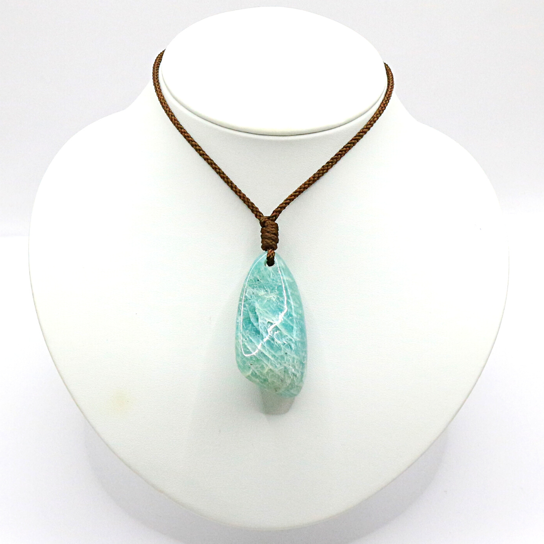 アマゾナイト 穴あきタンブル ana_tumble171