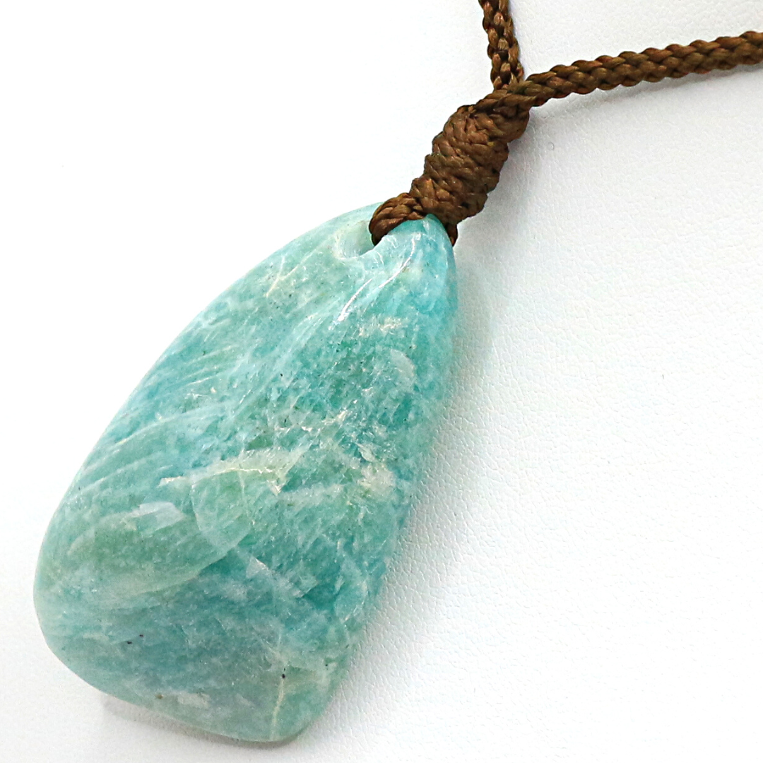 アマゾナイト 穴あきタンブル ana_tumble171