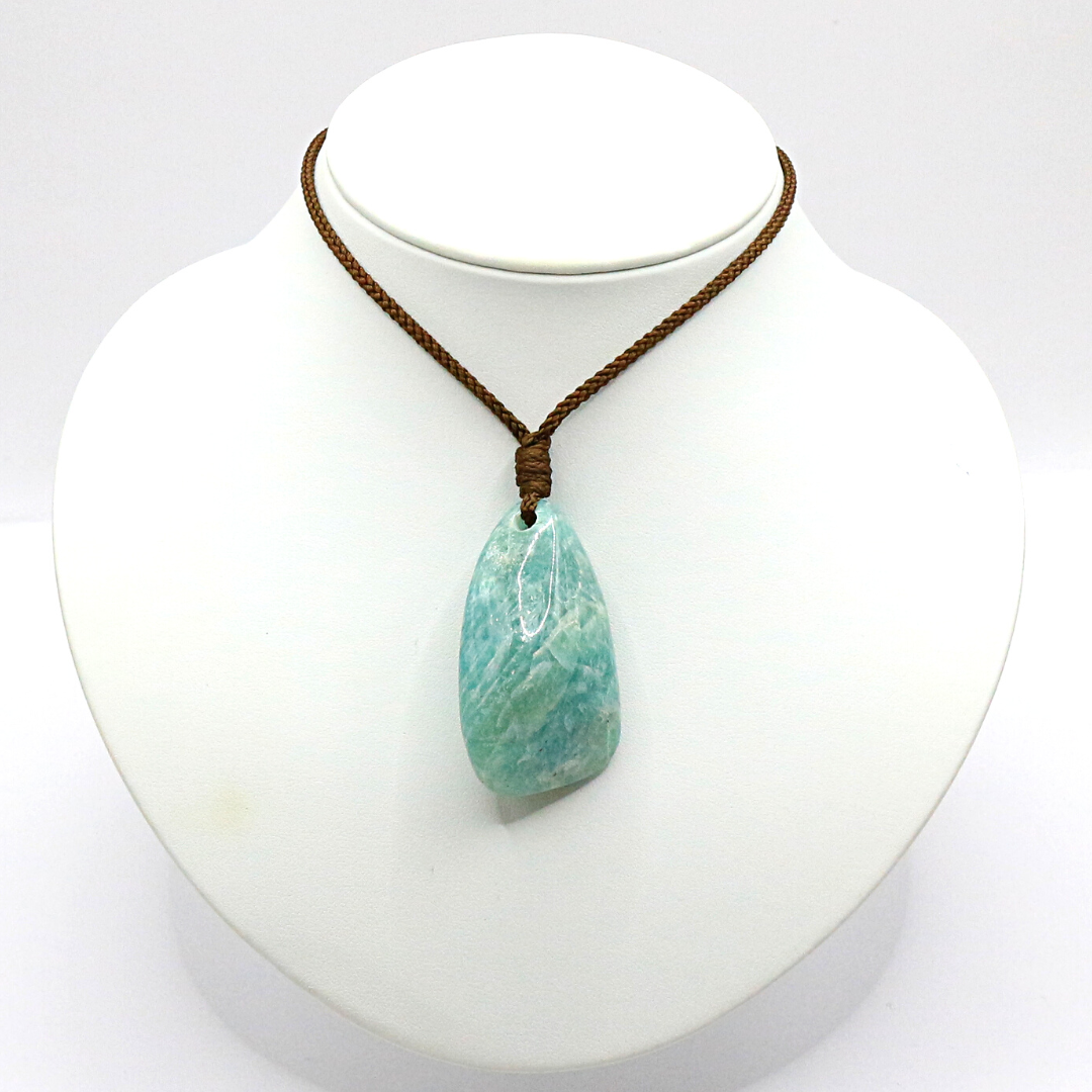 アマゾナイト 穴あきタンブル ana_tumble171