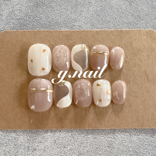ニュアンスネイル/ウェーブネイル/ぷっくりネイル ネイルチップ（つけ