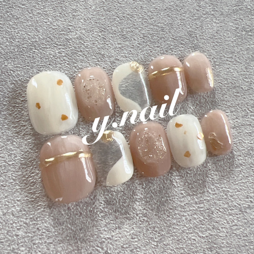 ニュアンスネイル/ウェーブネイル/ぷっくりネイル ネイルチップ（つけ