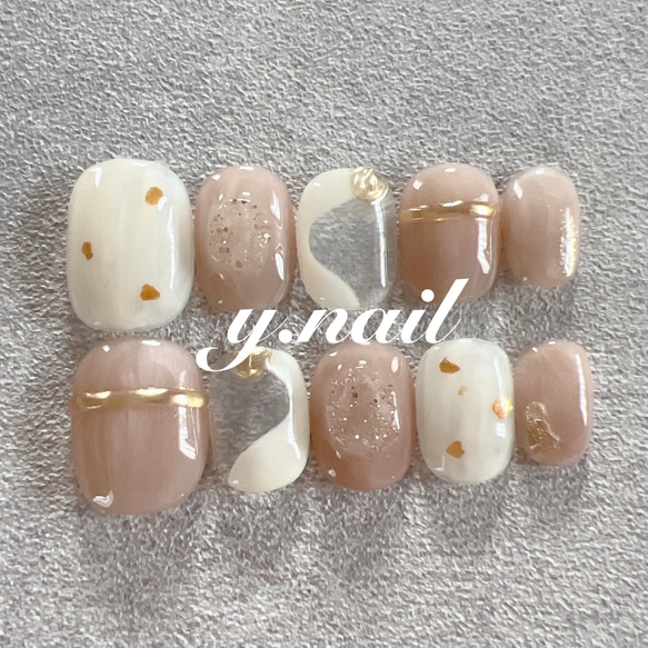 ニュアンスネイル/ウェーブネイル/ぷっくりネイル ネイルチップ（つけ