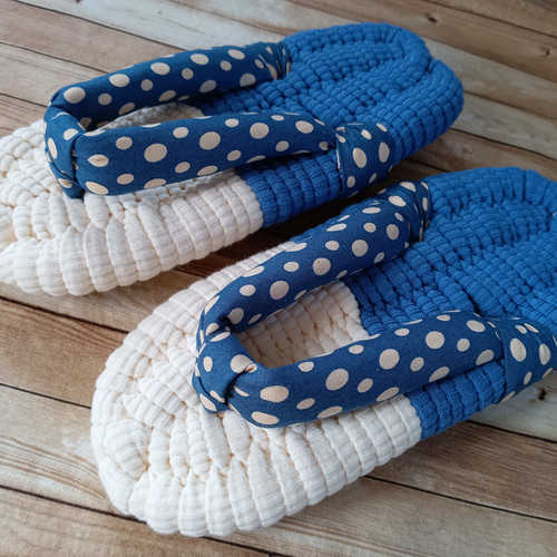 布ぞうり 布ぞうり（ブルー）23㎝ スリッパ・ルームシューズ イネス 通販