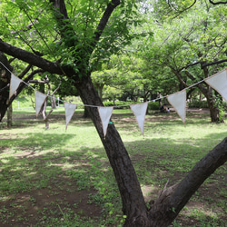 star✴︎ cotton linen garland ✴︎　S 4枚目の画像