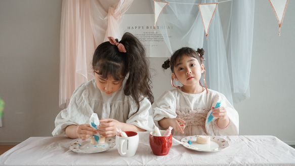 star✴︎ cotton linen garland ✴︎　S 6枚目の画像