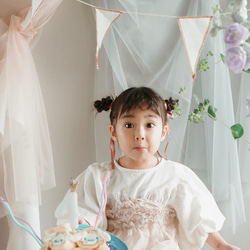 star✴︎ cotton linen garland ✴︎　S 7枚目の画像