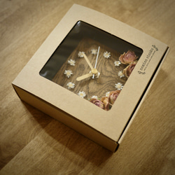 ドライローズ　オークの置き時計・掛け時計 6枚目の画像