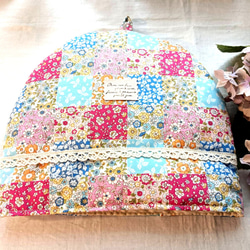 ハンドメイド　パッチワーク　キルト　ベッドカバー　おばあちゃんの花園 e1f32cc991c99f06ade5900f8462b1