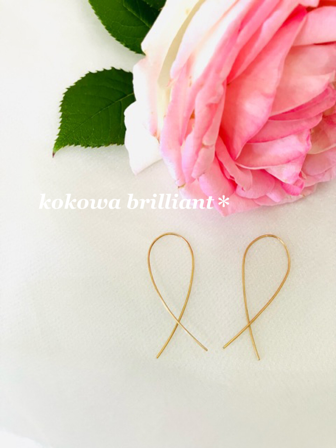 10kフィッシュフープピアス