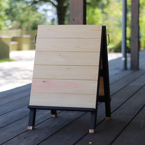 長崎ひのきの立て看板 Color【両面タイプLight】サインボード ショップ