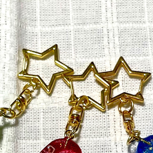 シャカシャカキーホルダー(ちょう・水色) その他雑貨 青星 通販 シャカシャカキーホルダー(ちょう・水色) その他雑貨 青星 通販