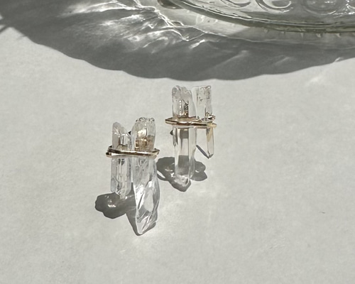 Piece of ice Double クリスタル（14Kgf/SVfilled）金具変更可能