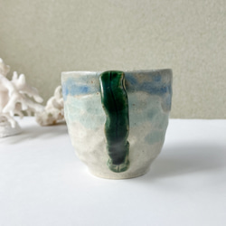 陶器のマグカップ【海のケルプ】 11枚目の画像