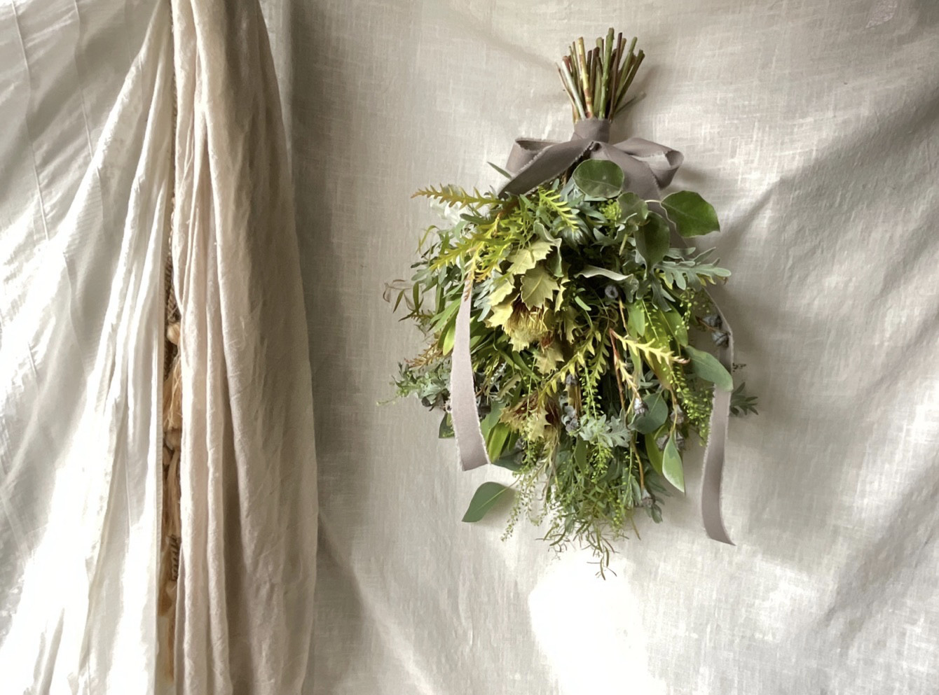 【受注制作】おまかせネイティブグリーンスワッグ＊*