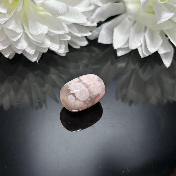 高品質 桜瑪瑙（さくらめのう） 天珠　１個 【再販 12】 高品質天然石　 2枚目の画像