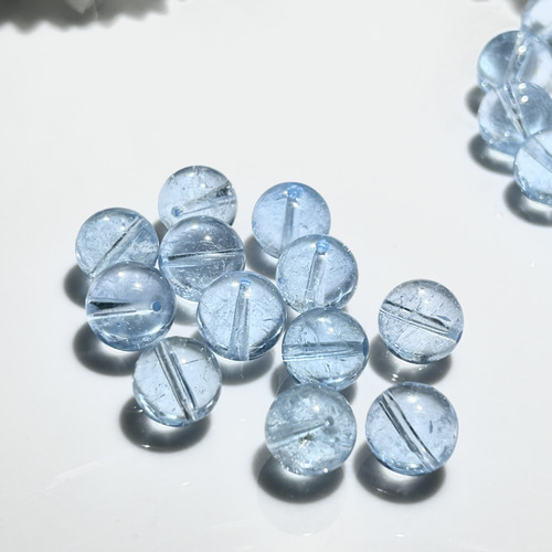 8mm・10mm ブルートパーズ（スカイブルートパーズ）宝石質