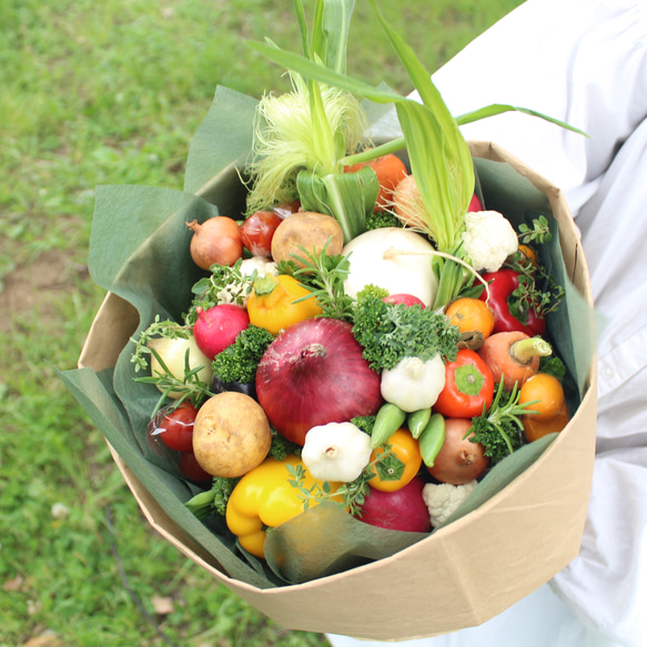 【いろいろ野菜のブーケ OR2】食いしん坊のブーケシリーズ 15枚目の画像