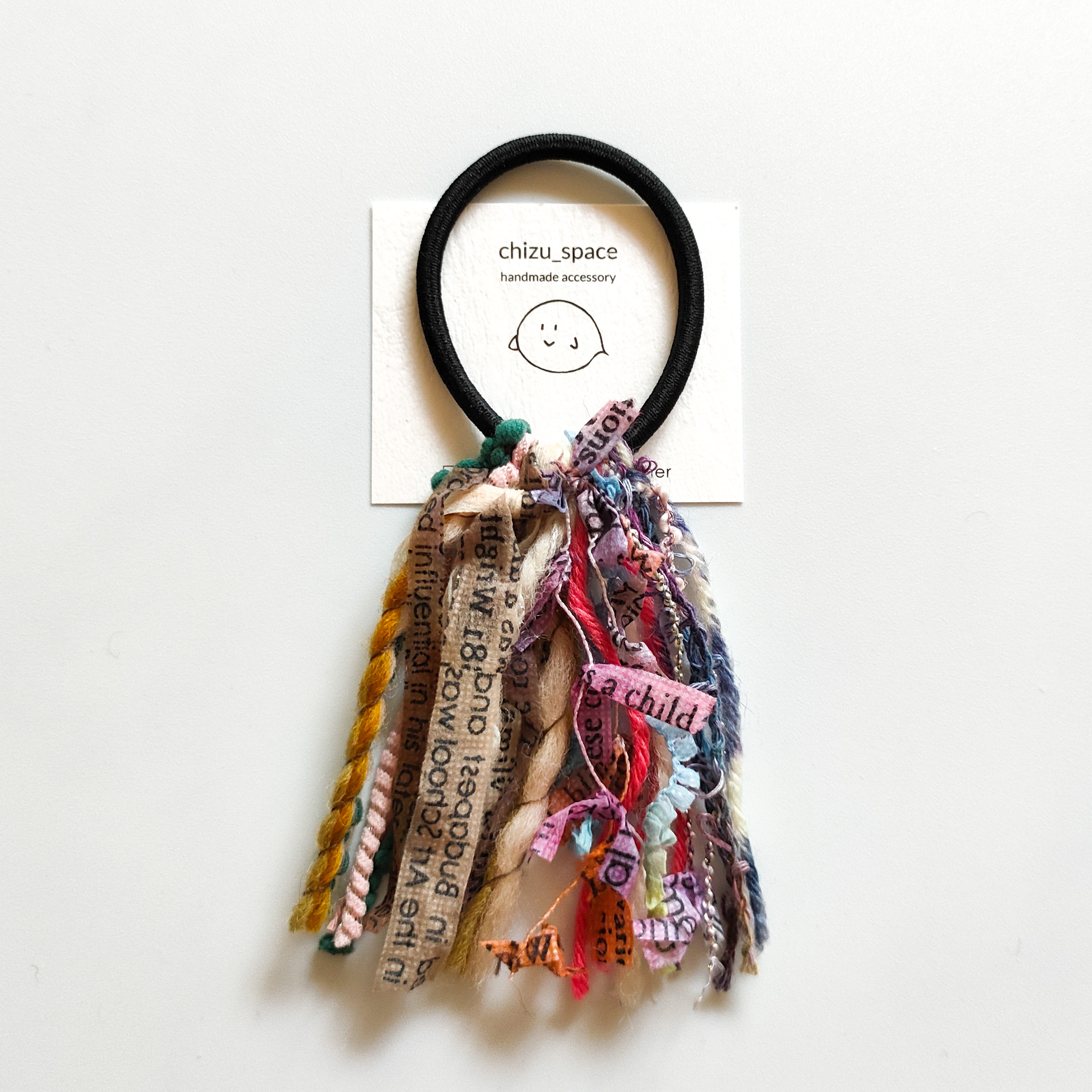 ヤーンのヘアゴム No.9》*ファンシーヤーンのカラフルなヘアゴム ヘアゴム chizu