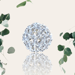 フラーレンクリエーター作　水晶7A 3ミリ玉使用　4個セット　結界浄化に フラーレンクリエーター作 水晶7A 3ミリ玉使用 4個セット 結界浄化に