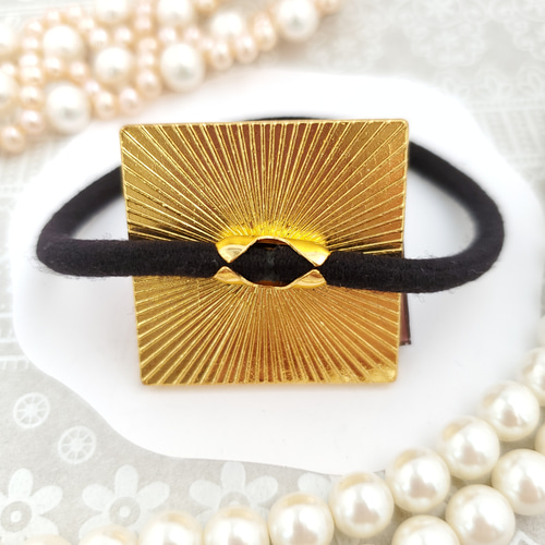 レジンで作ったチョコ、アイス、キャンディデコの付いたヘアゴム☆髪