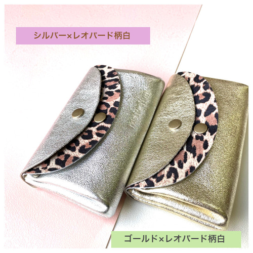 箱ミニバッグ付き シンクビー 長財布 ハート　スパンコール レオパード スタッズ レオハーツドリームス L型長財布 / Think Bee! 公式 | Think Bee