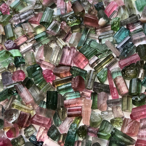 高品質 ミニトルマリン 10g(50カラット)セット 原石 鉱物 天然石 (No