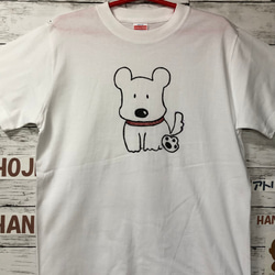 Tシャツ　いぬ 2枚目の画像