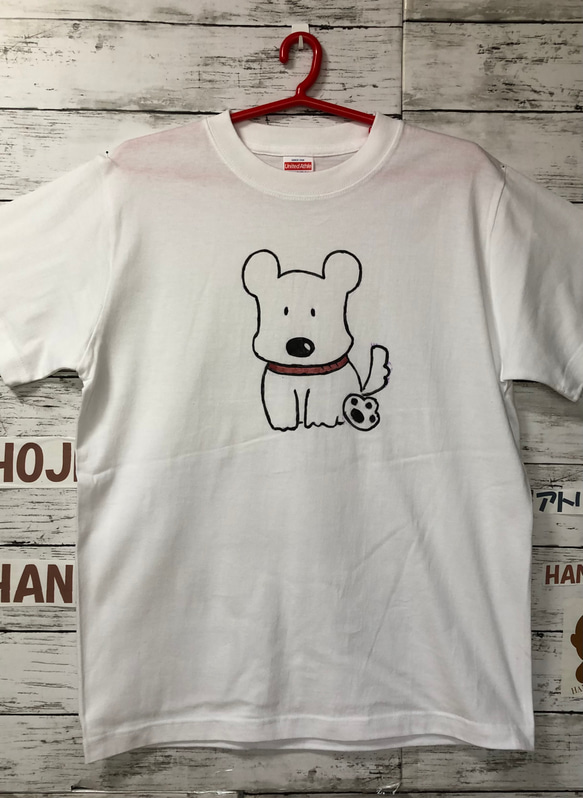 Tシャツ　いぬ 2枚目の画像