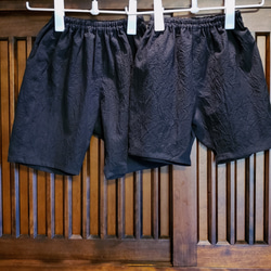 「める様オーダー」 子供服　９０cm　100cm ハンドワッシャー　黒　 シャツ　パンツ　セットアップ 6枚目の画像