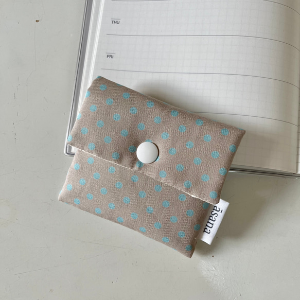 【お得なセット】10種から選べる ボタンミニポーチ2個セット 10枚目の画像